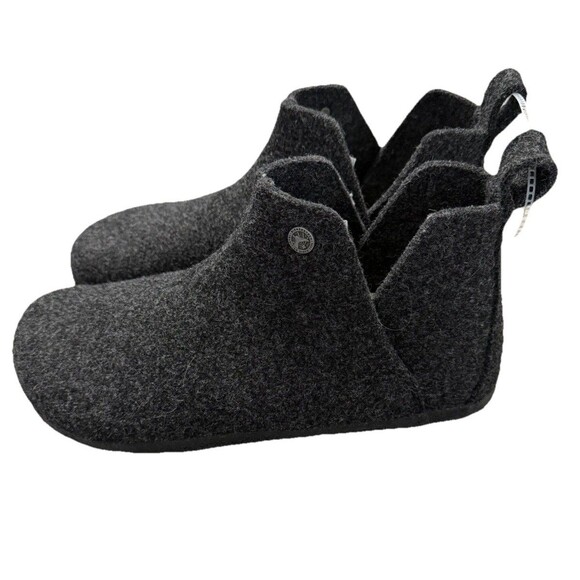 Birkenstock Andermatt Shearling Slipper Boots Anthracite Men\'s Size 11 (44) main image 8